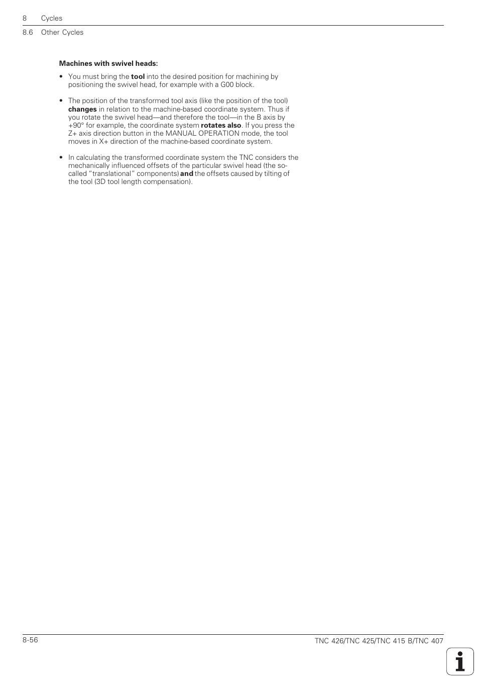 HEIDENHAIN TNC 407 (280 580) ISO Programming User Manual | Page 276 / 333