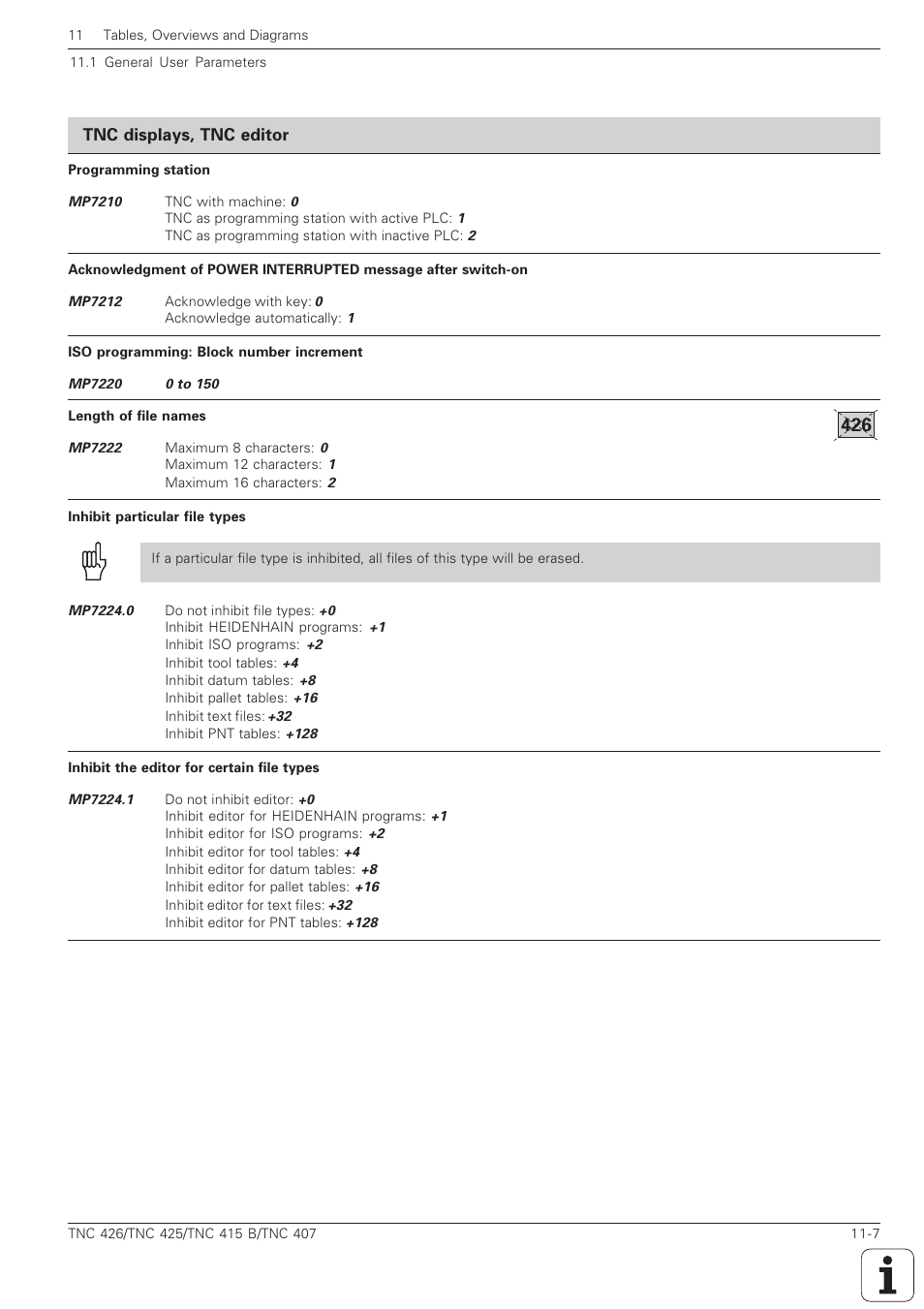 Tnc displays, tnc editor -7 | HEIDENHAIN TNC 407 (280 580) ISO Programming User Manual | Page 304 / 333