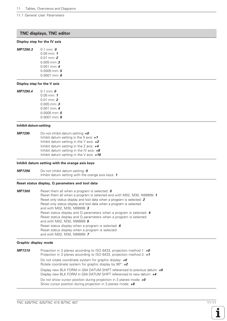 HEIDENHAIN TNC 407 (280 580) ISO Programming User Manual | Page 308 / 333