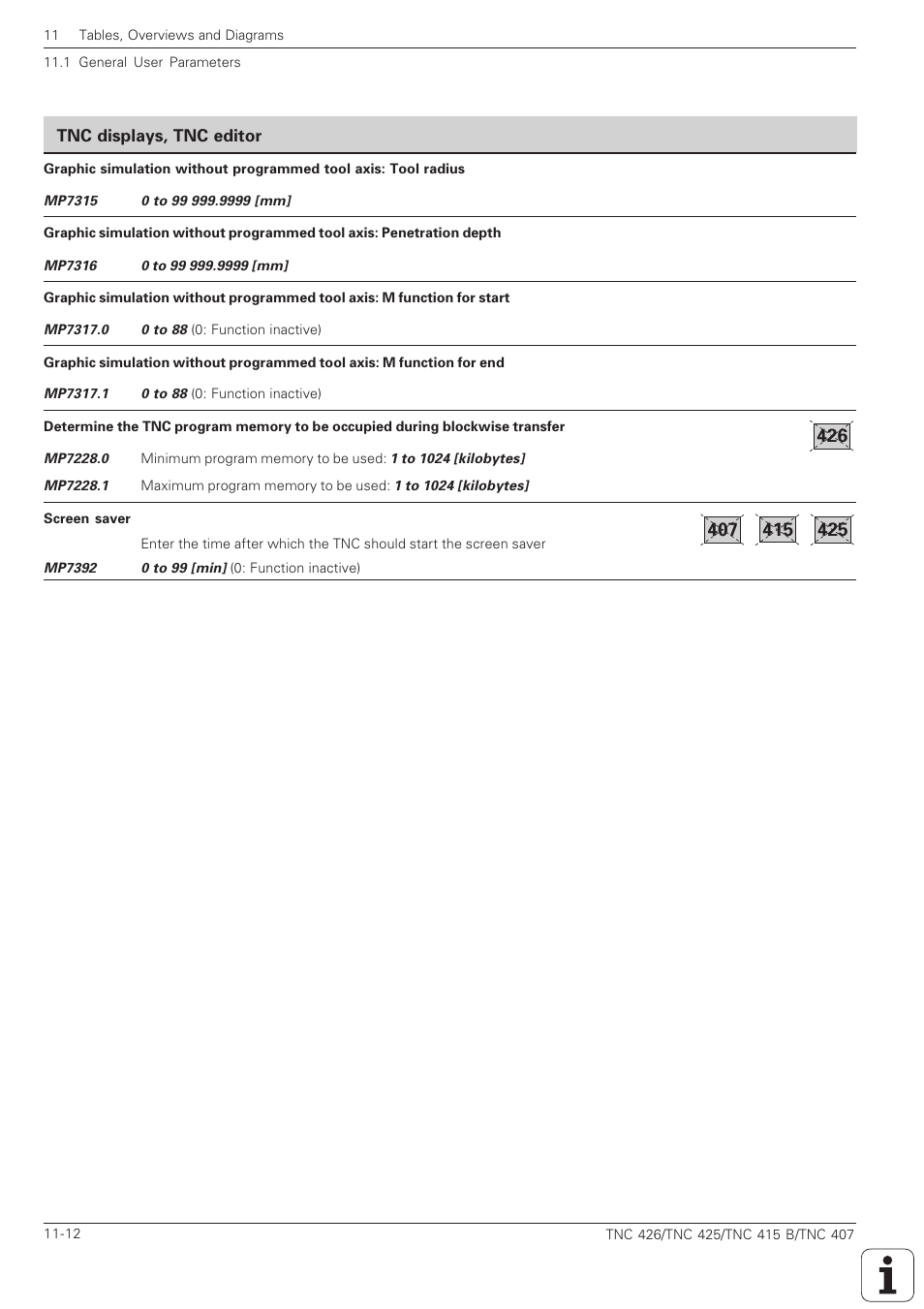 HEIDENHAIN TNC 407 (280 580) ISO Programming User Manual | Page 309 / 333