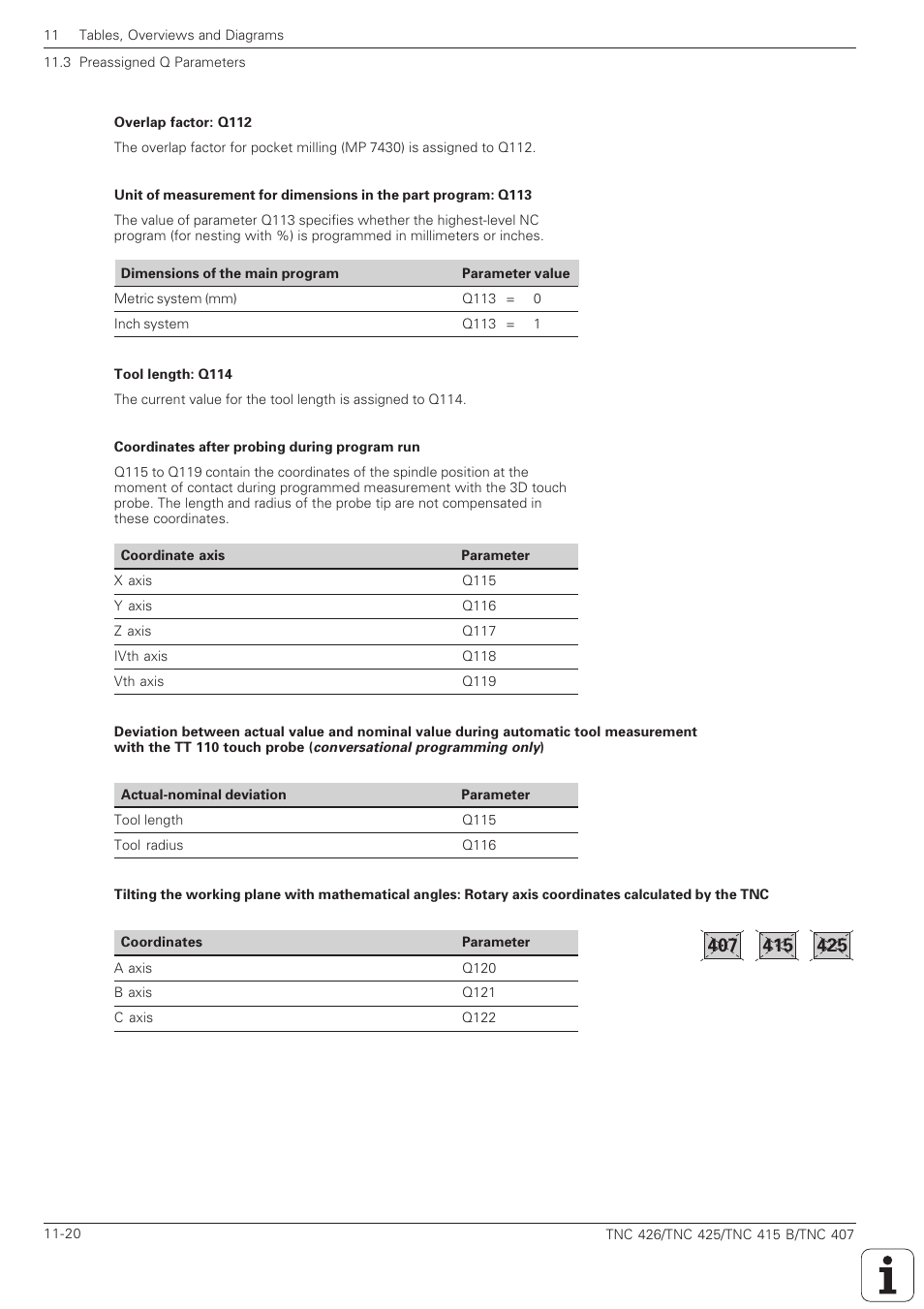 HEIDENHAIN TNC 407 (280 580) ISO Programming User Manual | Page 317 / 333