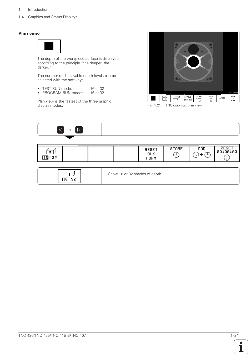 Plan view -21 | HEIDENHAIN TNC 407 (280 580) ISO Programming User Manual | Page 39 / 333