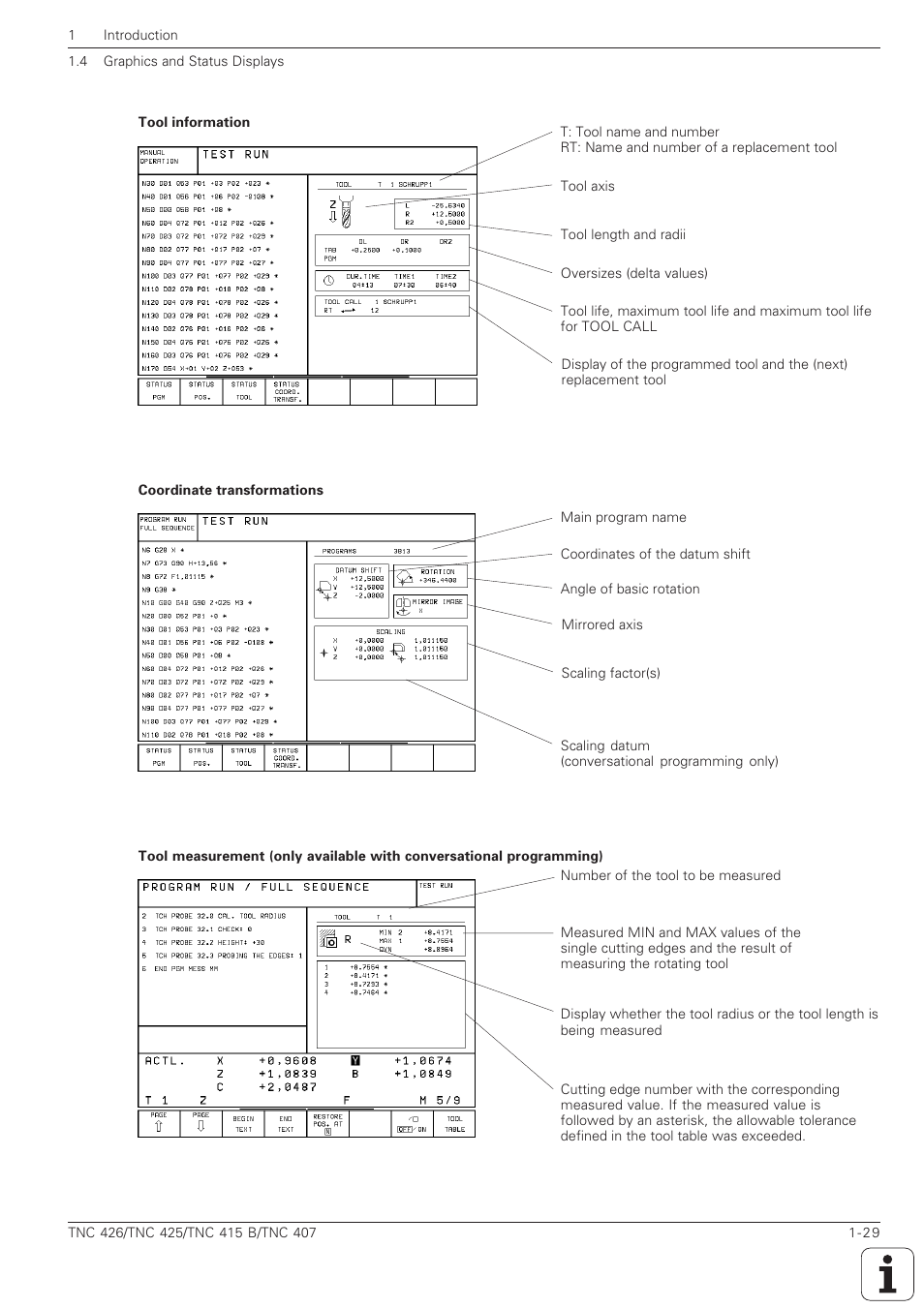 HEIDENHAIN TNC 407 (280 580) ISO Programming User Manual | Page 47 / 333
