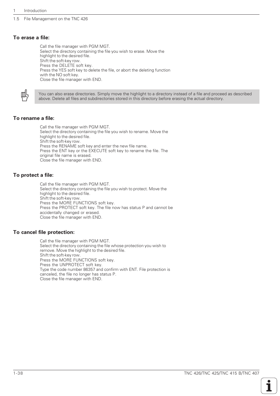 HEIDENHAIN TNC 407 (280 580) ISO Programming User Manual | Page 56 / 333