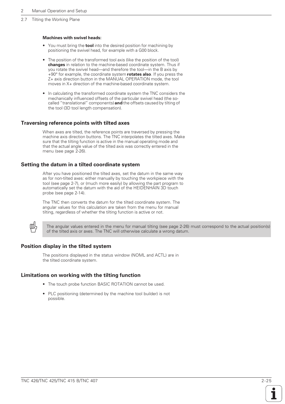 HEIDENHAIN TNC 407 (280 580) ISO Programming User Manual | Page 86 / 333