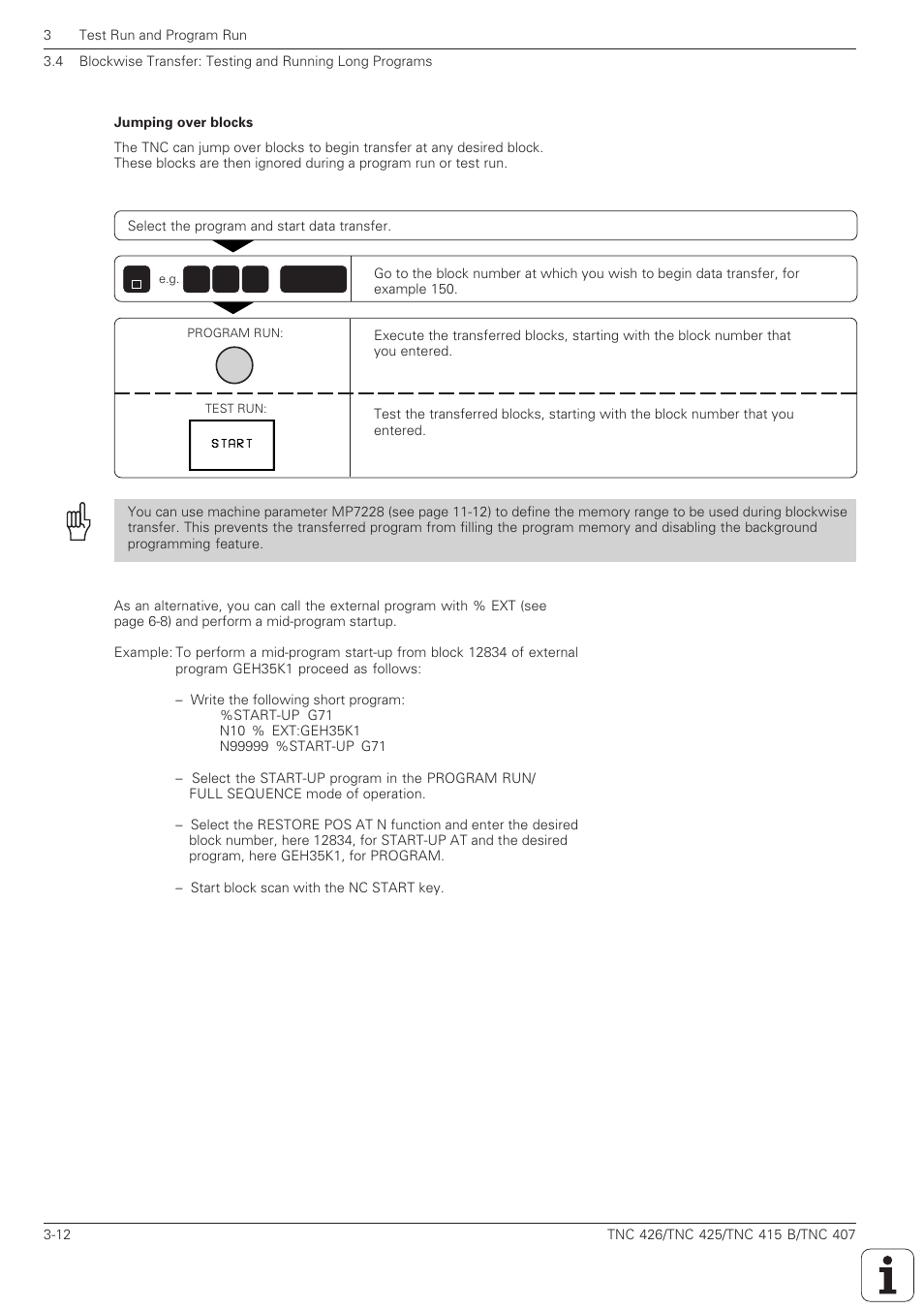 HEIDENHAIN TNC 407 (280 580) ISO Programming User Manual | Page 98 / 333