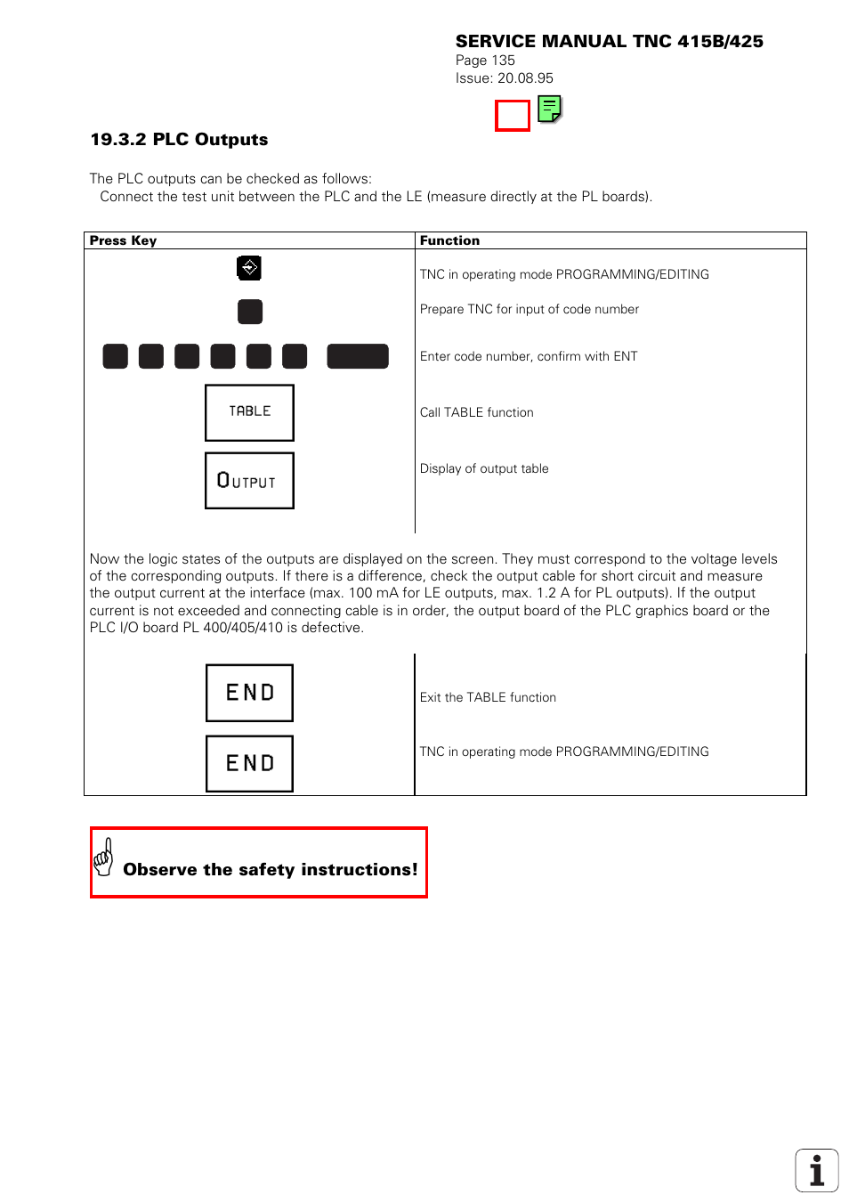HEIDENHAIN TNC 415 (259 9x0) Service Manual User Manual | Page 140 / 252