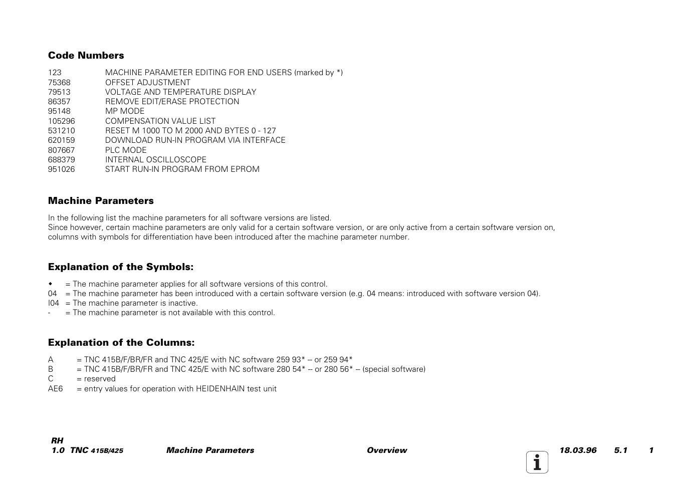 HEIDENHAIN TNC 415 (259 9x0) Service Manual User Manual | Page 176 / 252