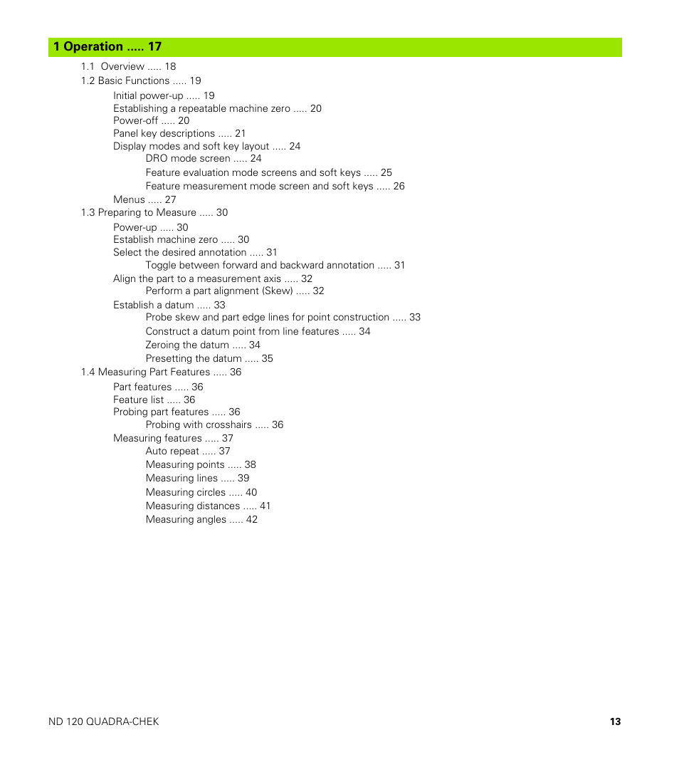 HEIDENHAIN ND 100 User Manual User Manual | Page 13 / 116