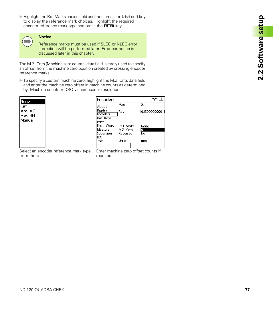 2 s o ft wa re s e tu p | HEIDENHAIN ND 100 User Manual User Manual | Page 77 / 116