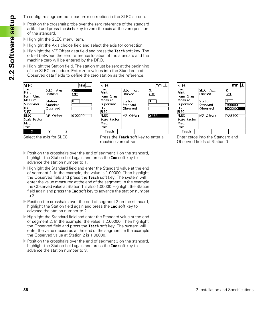 2 s o ft wa re s e tu p | HEIDENHAIN ND 100 User Manual User Manual | Page 86 / 116