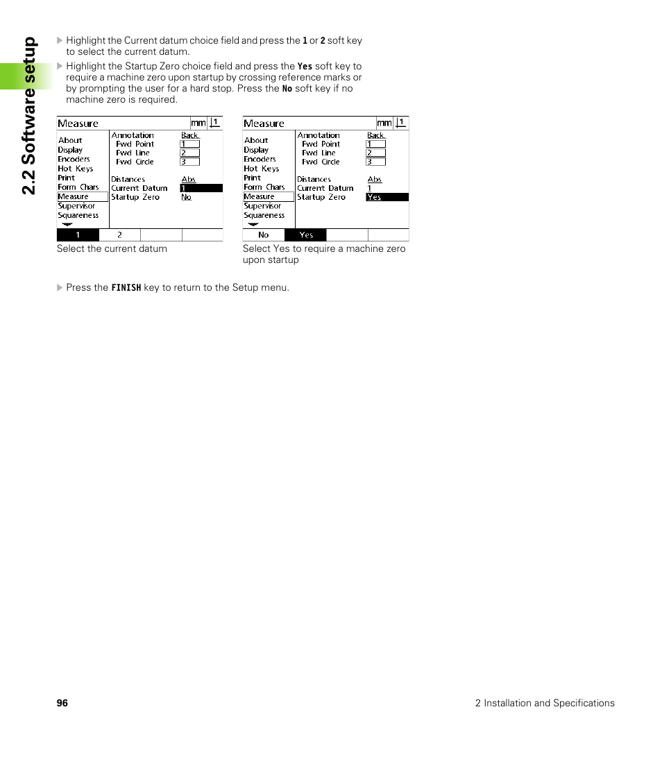 2 s o ft wa re s e tu p | HEIDENHAIN ND 100 User Manual User Manual | Page 96 / 116