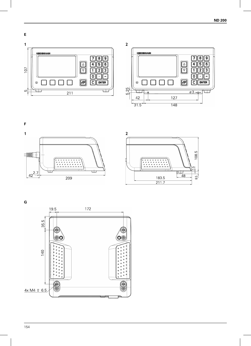 HEIDENHAIN ND 200 User Manual | Page 152 / 156