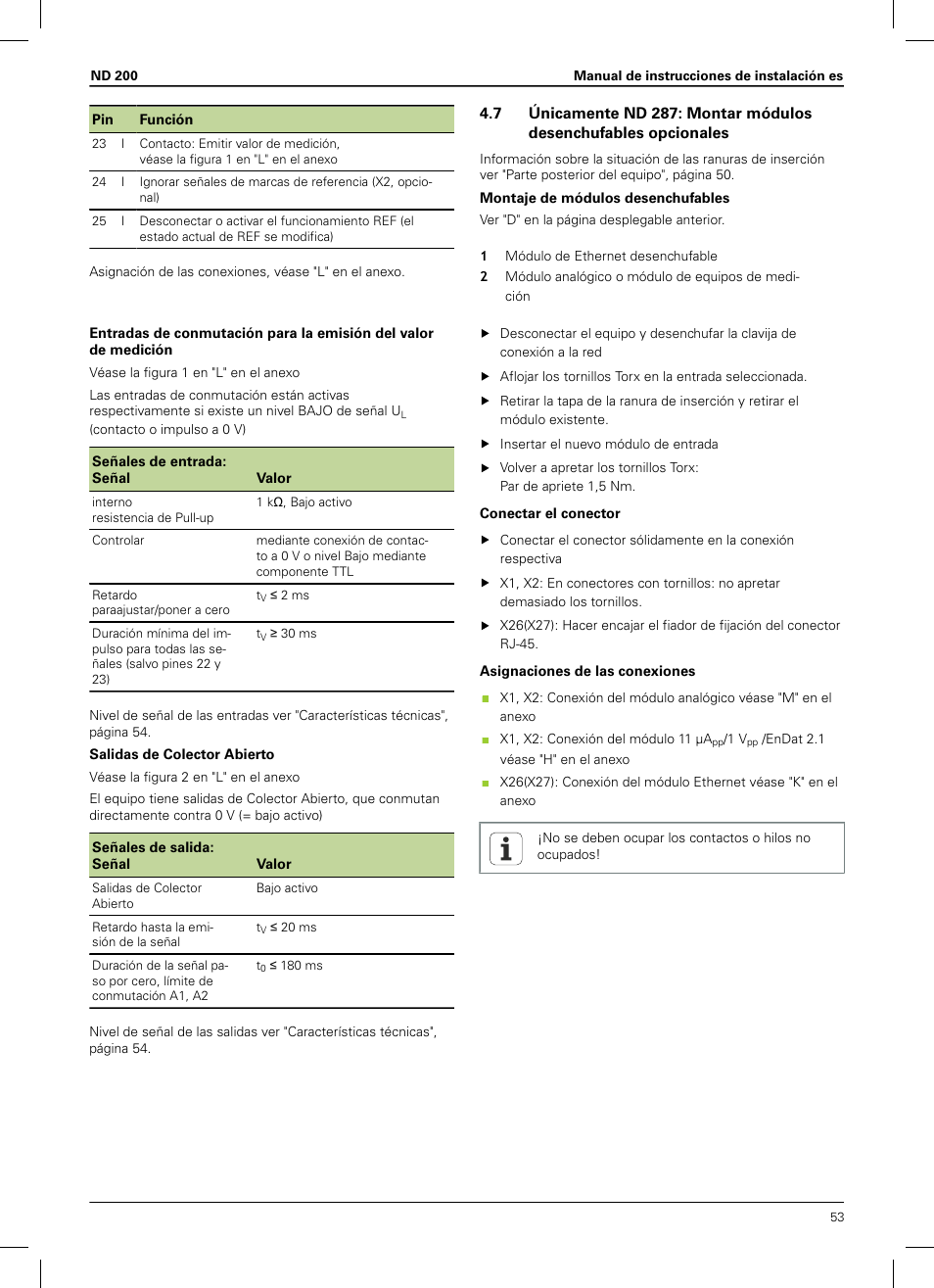 HEIDENHAIN ND 200 User Manual | Page 51 / 156