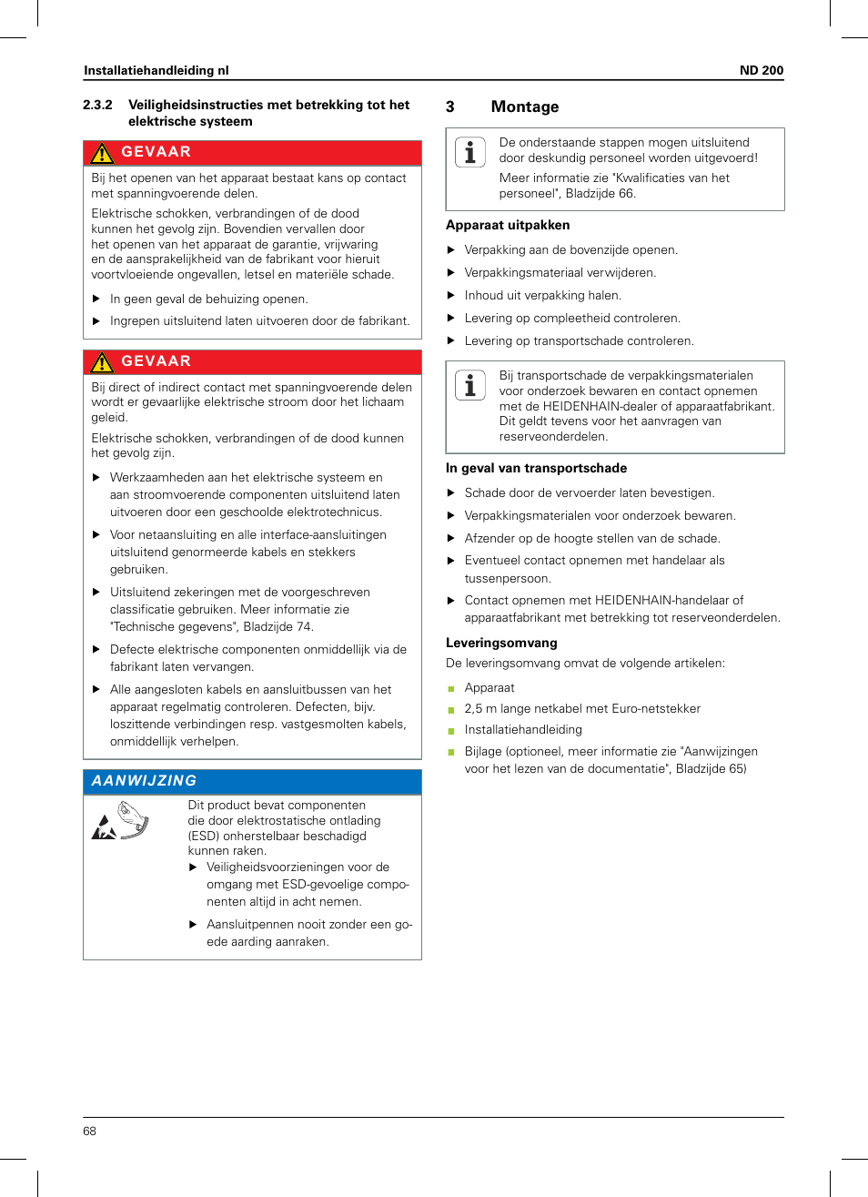 3 montage, 3montage | HEIDENHAIN ND 200 User Manual | Page 66 / 156