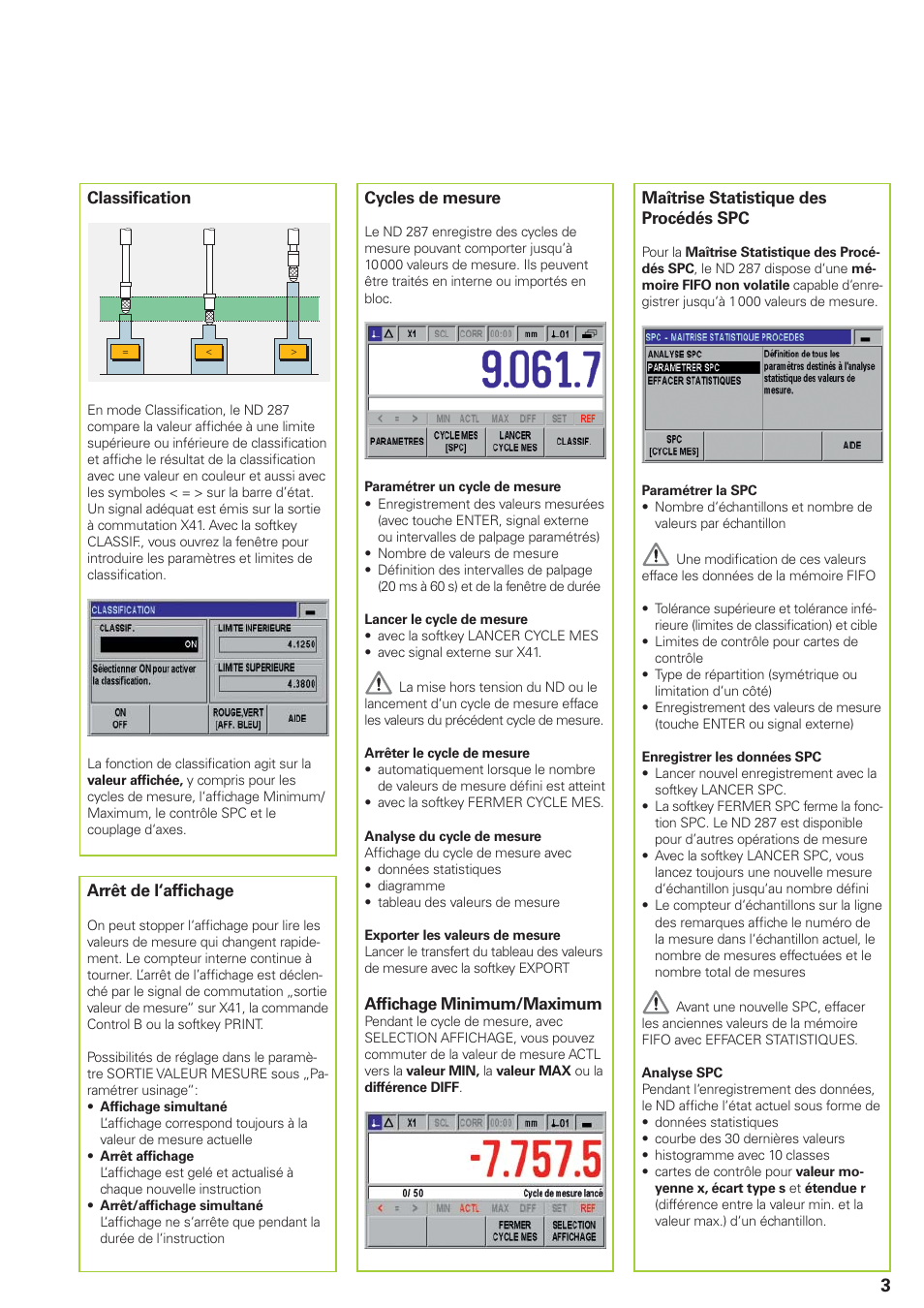 HEIDENHAIN ND 287 Quick Start User Manual | Page 15 / 26