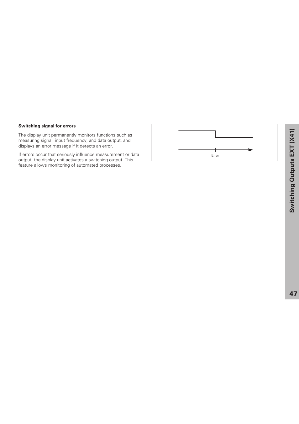 Switching outputs ext (x41) | HEIDENHAIN ND 281 B v.1 User Manual | Page 47 / 53