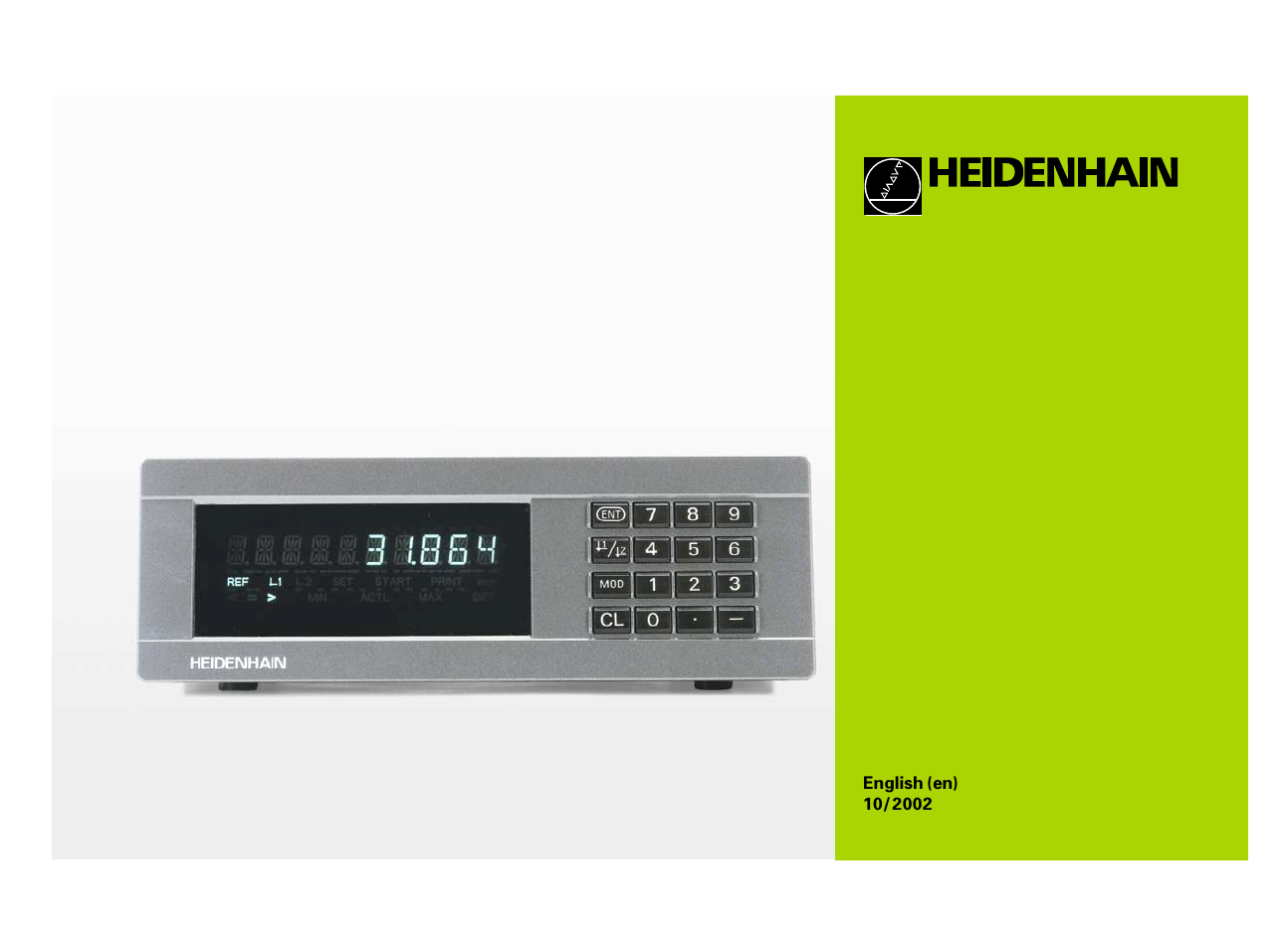 HEIDENHAIN ND 281 B v.2 User Manual | 65 pages