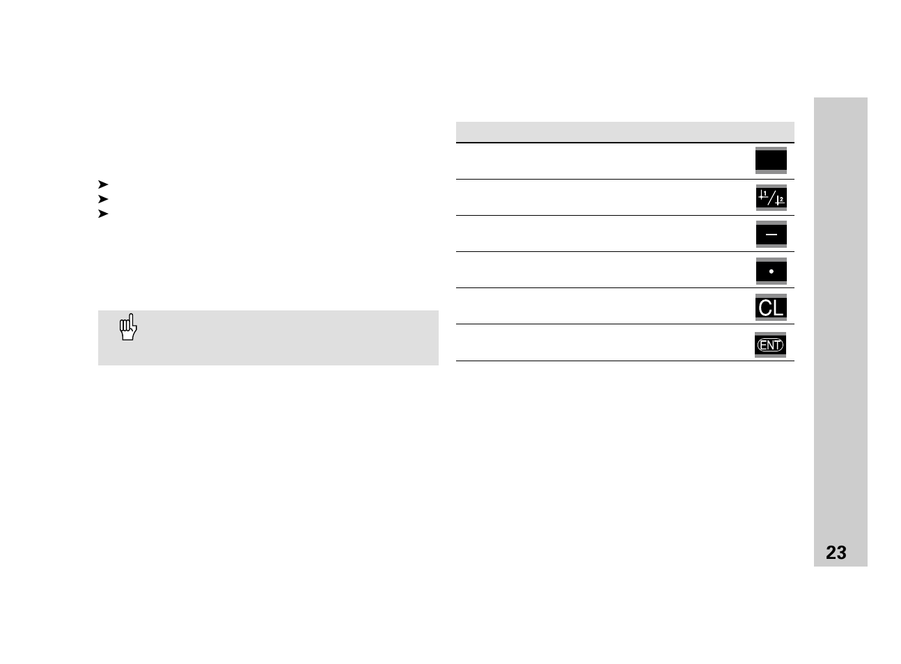 Operating parameters | HEIDENHAIN ND 281 B v.2 User Manual | Page 23 / 65