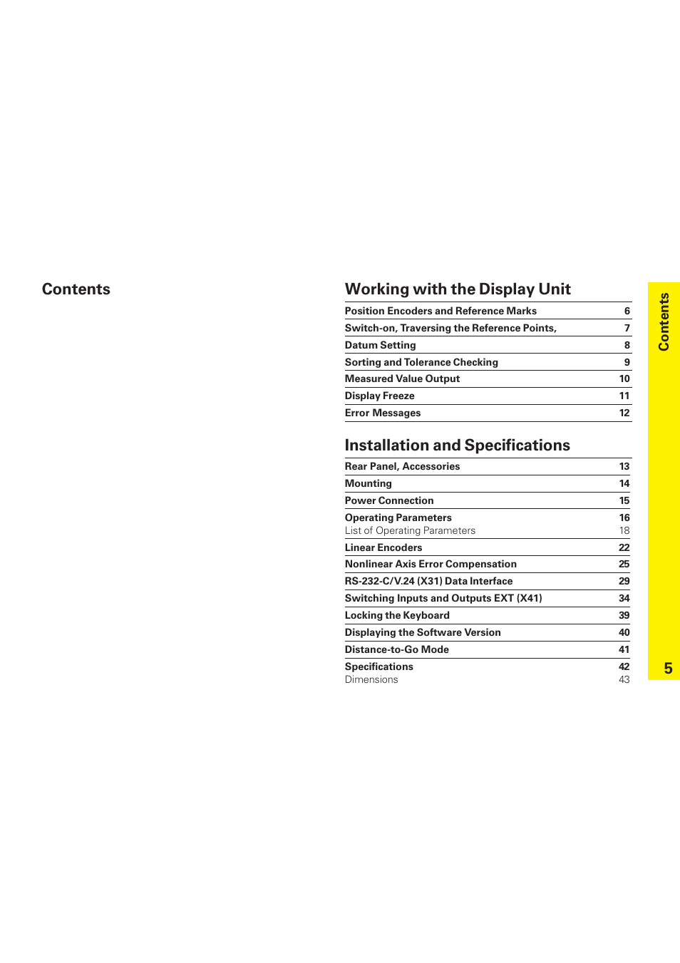 HEIDENHAIN ND 231 B v.1 User Manual | Page 5 / 44