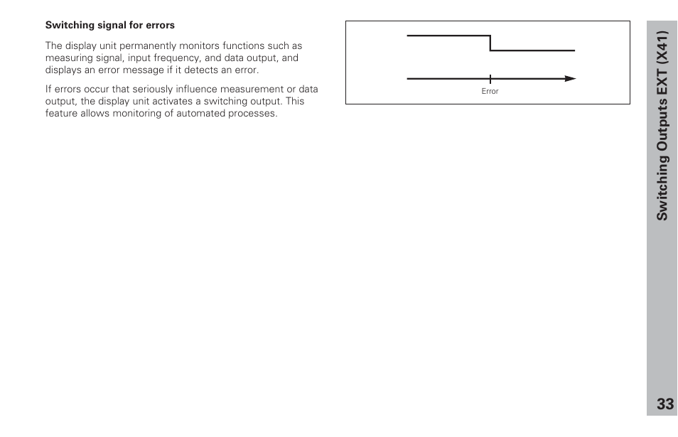 Switching outputs ext (x41) | HEIDENHAIN ND 231 B v.2 User Manual | Page 33 / 56
