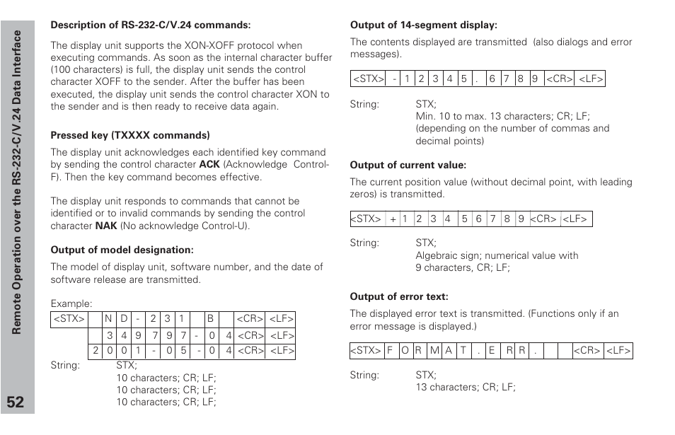 HEIDENHAIN ND 231 B v.2 User Manual | Page 52 / 56