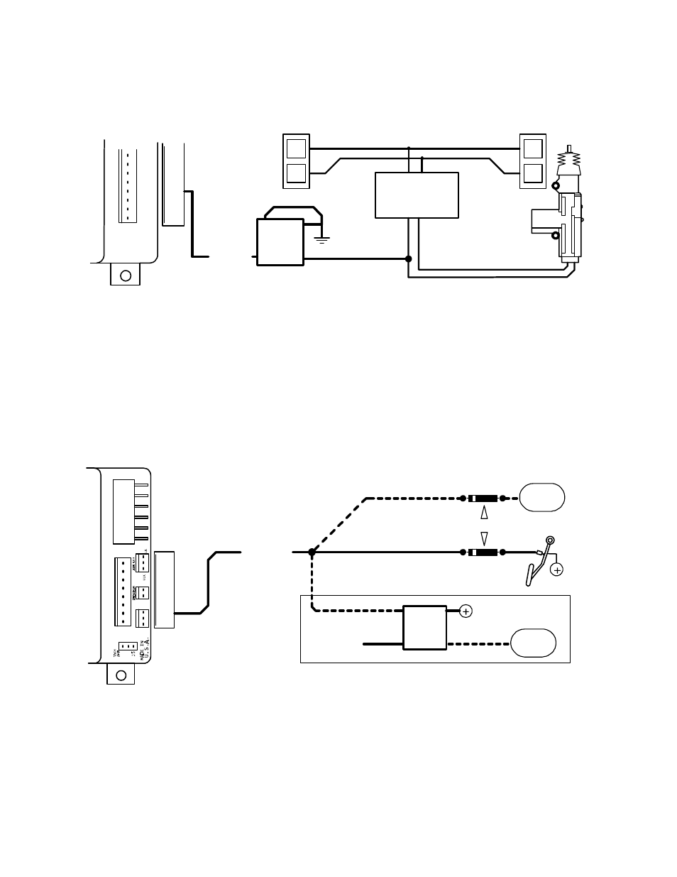 Pin 5: green: (-) start activation trigger, Pin 6: gray: - hood switch, Pin 7: purple: + brake reset | Pin 8: red/white: (+/-) tachometer/vacuum sense | Crimestopper Security Products RS701 III User Manual | Page 4 / 14