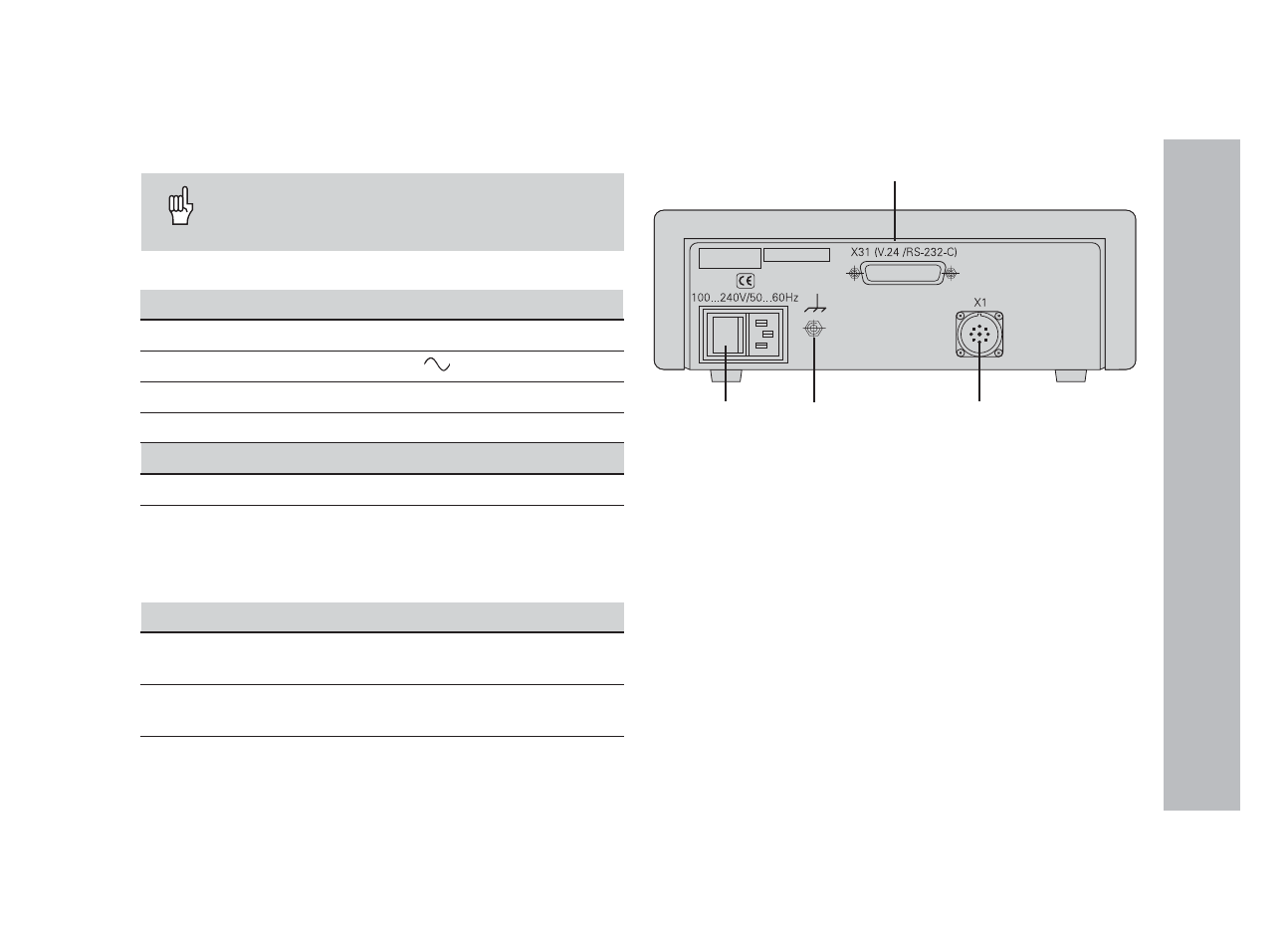 Rear panel, accessories | HEIDENHAIN ND 221 B v.2 User Manual | Page 11 / 45