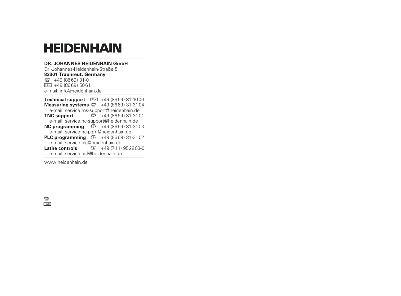 HEIDENHAIN ND 221 B v.2 User Manual | Page 45 / 45