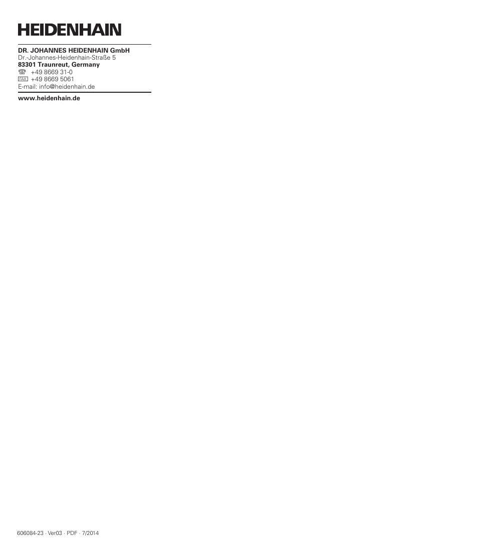 HEIDENHAIN ND 522 User Manual | Page 93 / 93