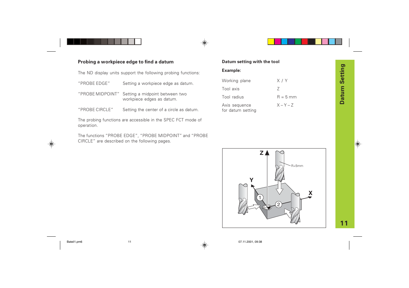 HEIDENHAIN ND 710 v.3 User Manual | Page 11 / 46