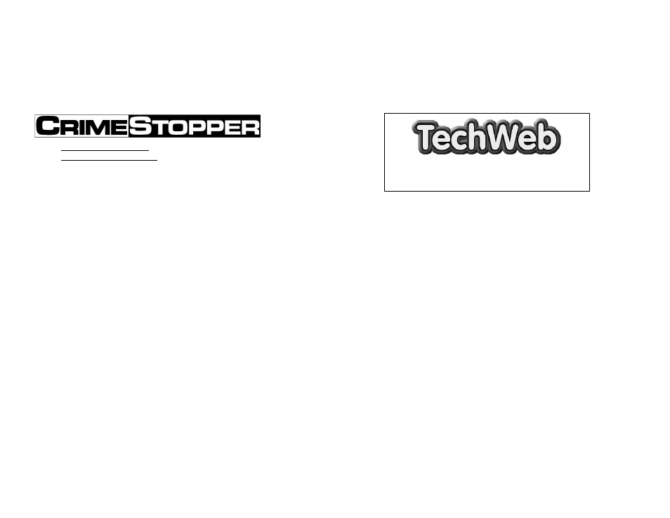 Crimestopper Security Products CS-2012TW1 User Manual | Page 30 / 30