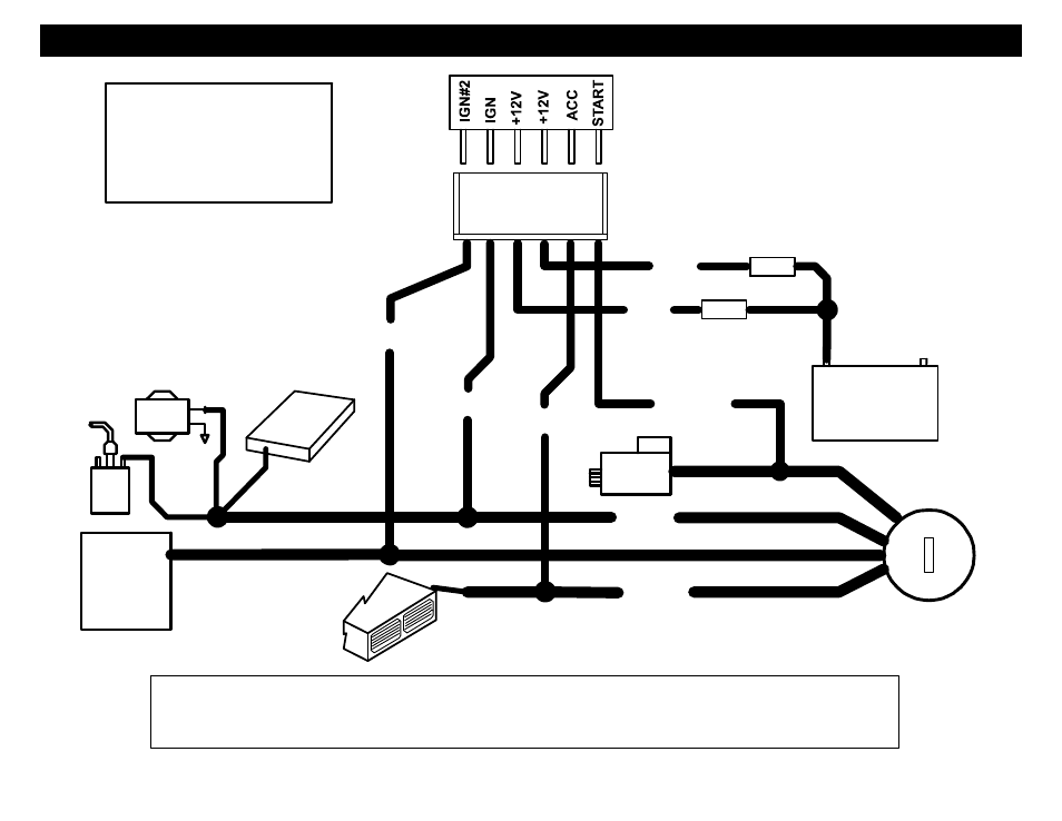 Ign 2 acc 2, Wiring: 6-pin high current connector | Crimestopper Security Products CS-2012TW1 User Manual | Page 7 / 30