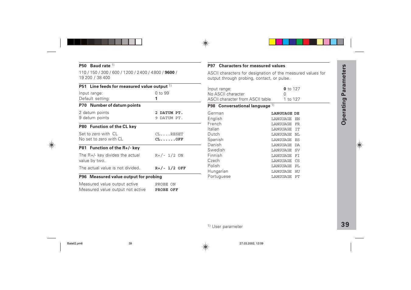 HEIDENHAIN ND 720 v.3 User Manual | Page 39 / 72