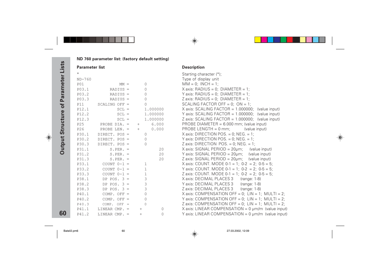 HEIDENHAIN ND 720 v.3 User Manual | Page 60 / 72