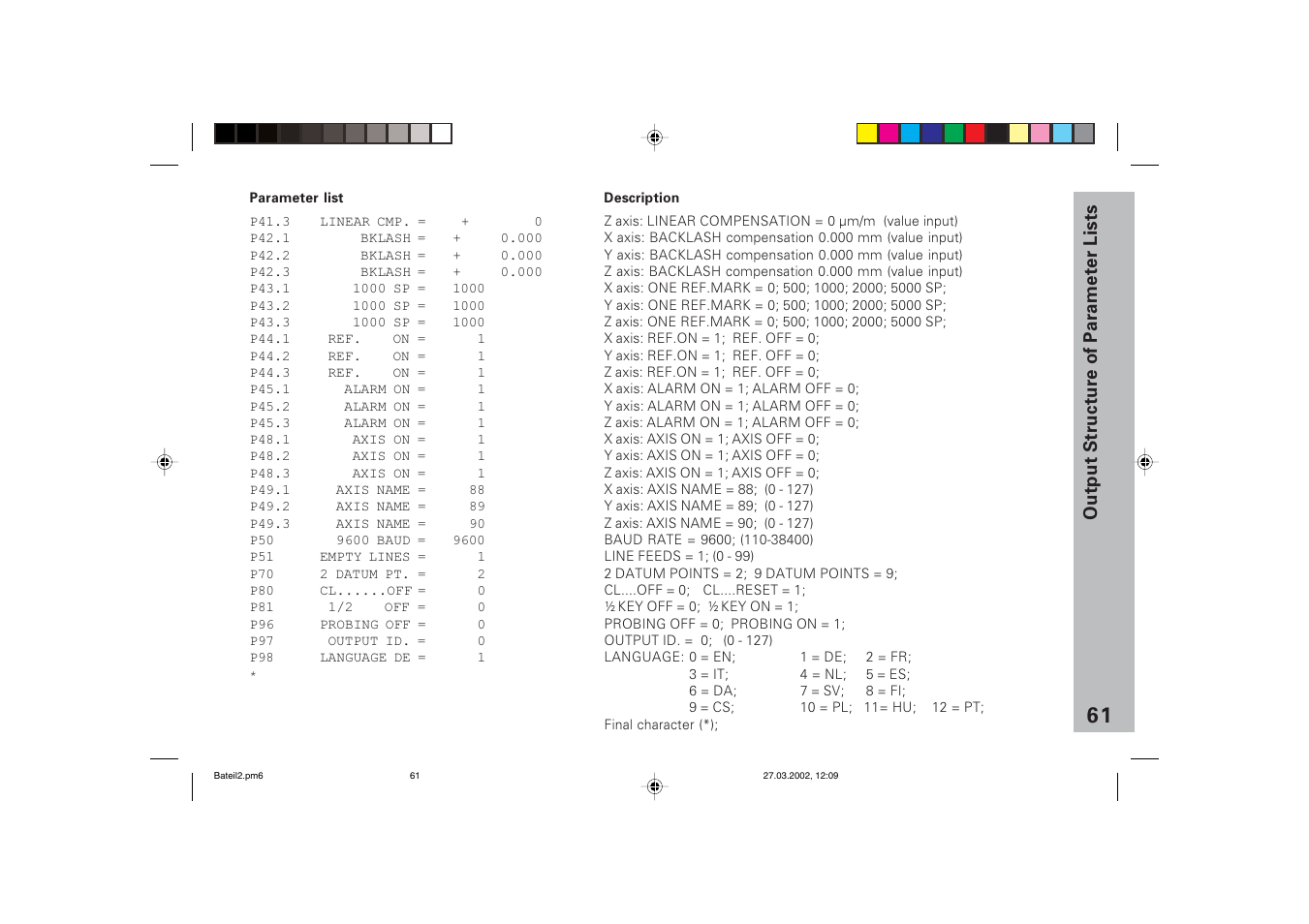 HEIDENHAIN ND 720 v.3 User Manual | Page 61 / 72