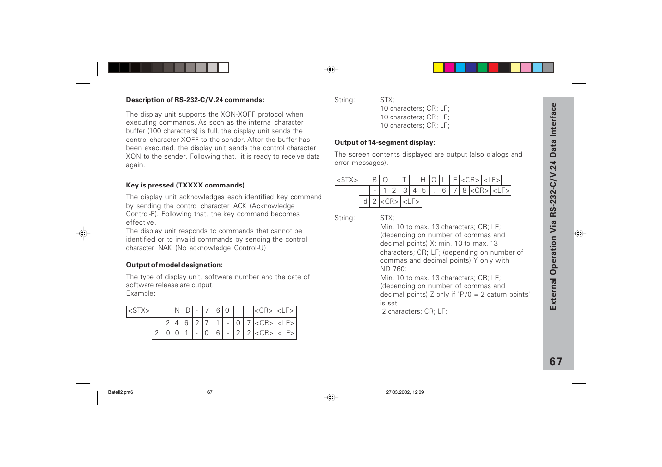 HEIDENHAIN ND 720 v.3 User Manual | Page 67 / 72