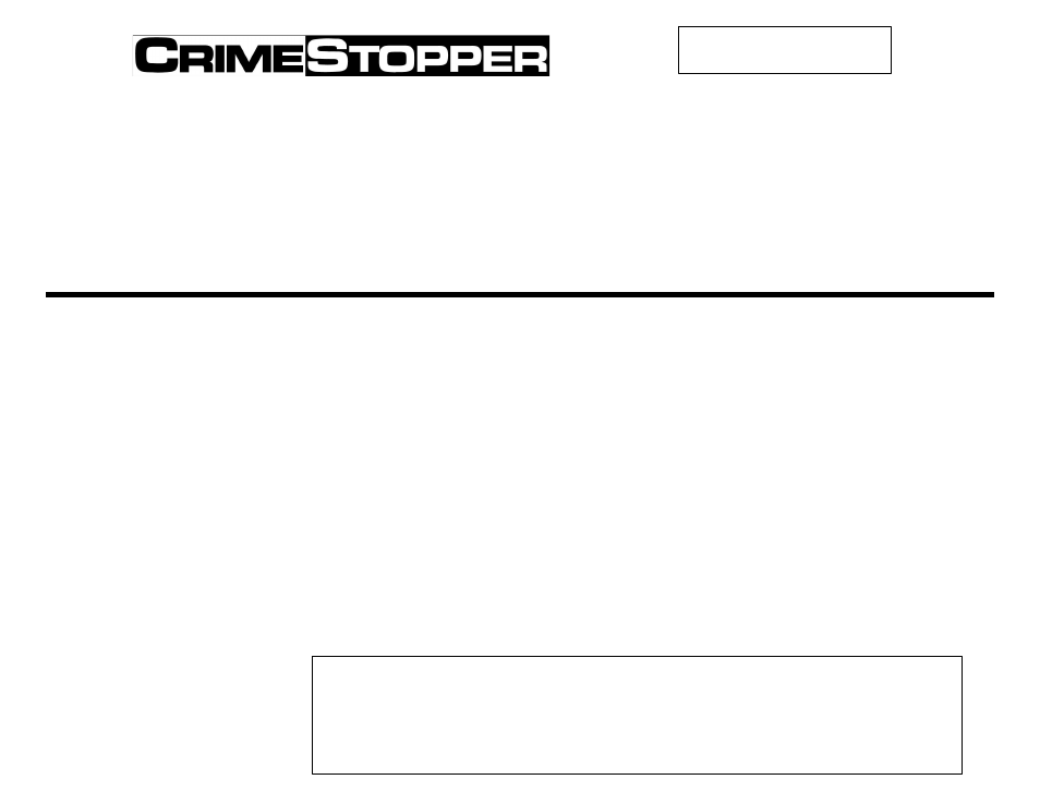 Crimestopper Security Products SERIES II CS-2004TW2 User Manual | 27 pages