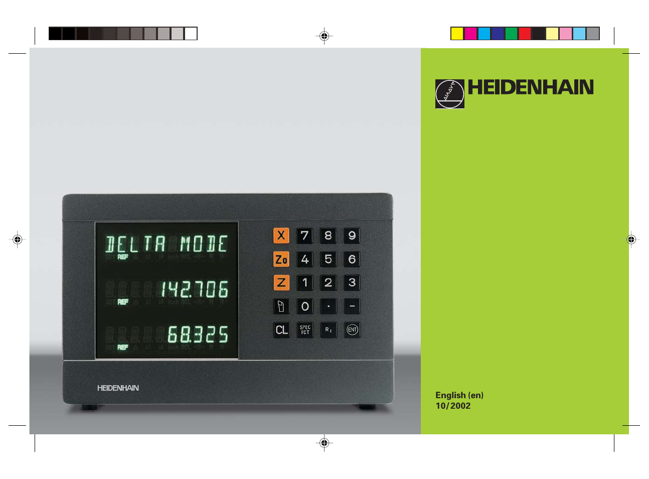 HEIDENHAIN ND 730 v.3 User Manual | 41 pages