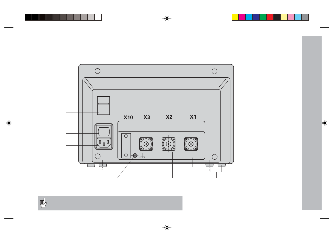 Connections on rear panel | HEIDENHAIN ND 730 v.3 User Manual | Page 26 / 41