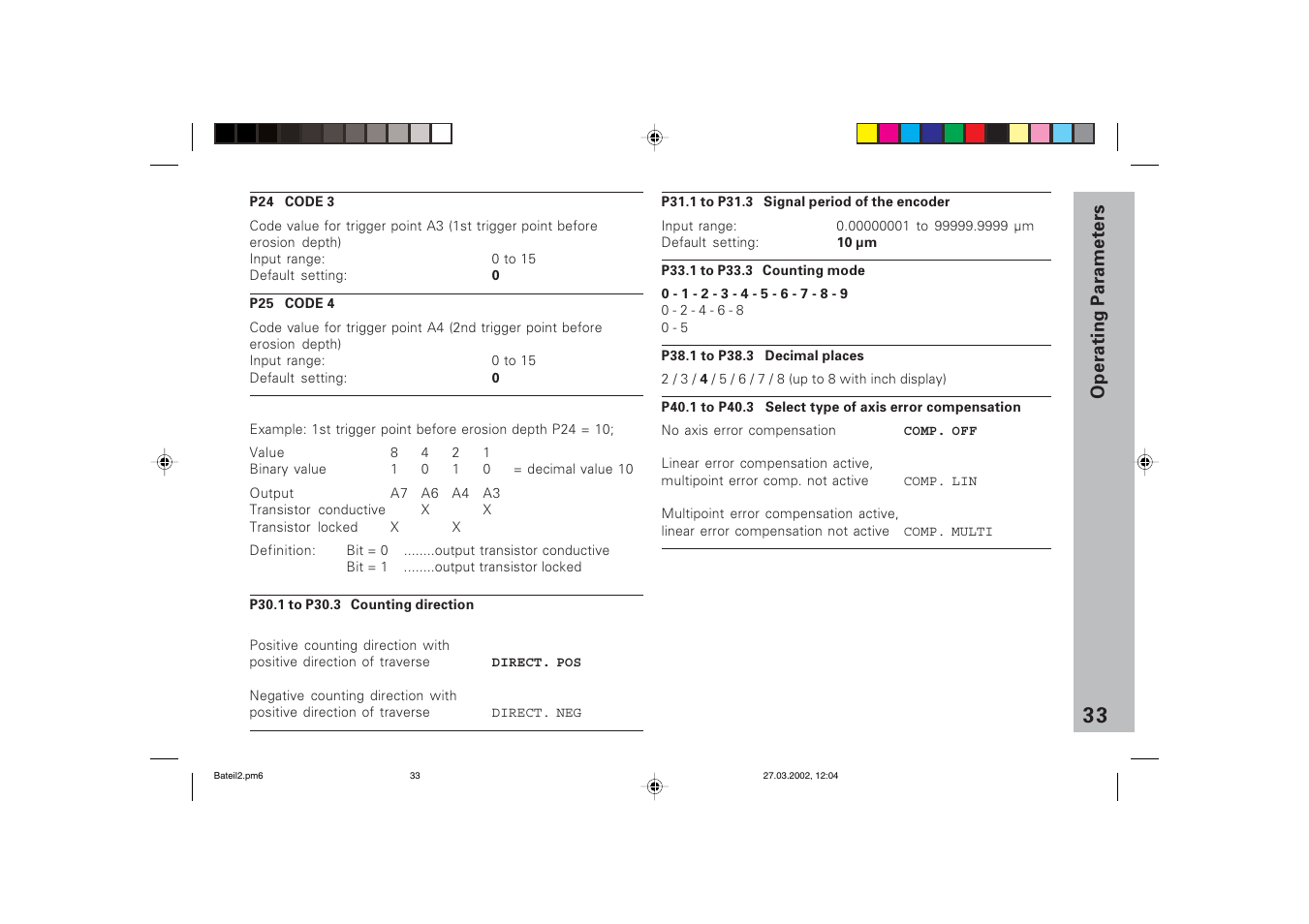 HEIDENHAIN ND 760 E User Manual | Page 32 / 44