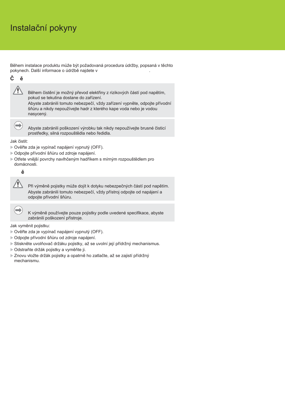 Nd 780 instalaþní pokyny, Údržba | HEIDENHAIN ND 780 Installation User Manual | Page 68 / 132