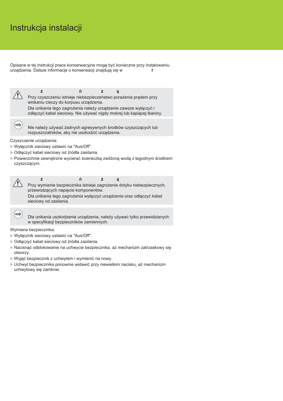 Nd 780 instrukcja instalacji, Konserwacja | HEIDENHAIN ND 780 Installation User Manual | Page 74 / 132