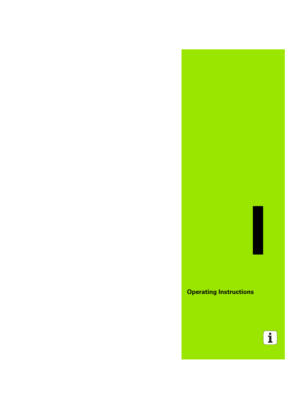 Operating instructions | HEIDENHAIN IOB 49 User Manual | Page 5 / 21