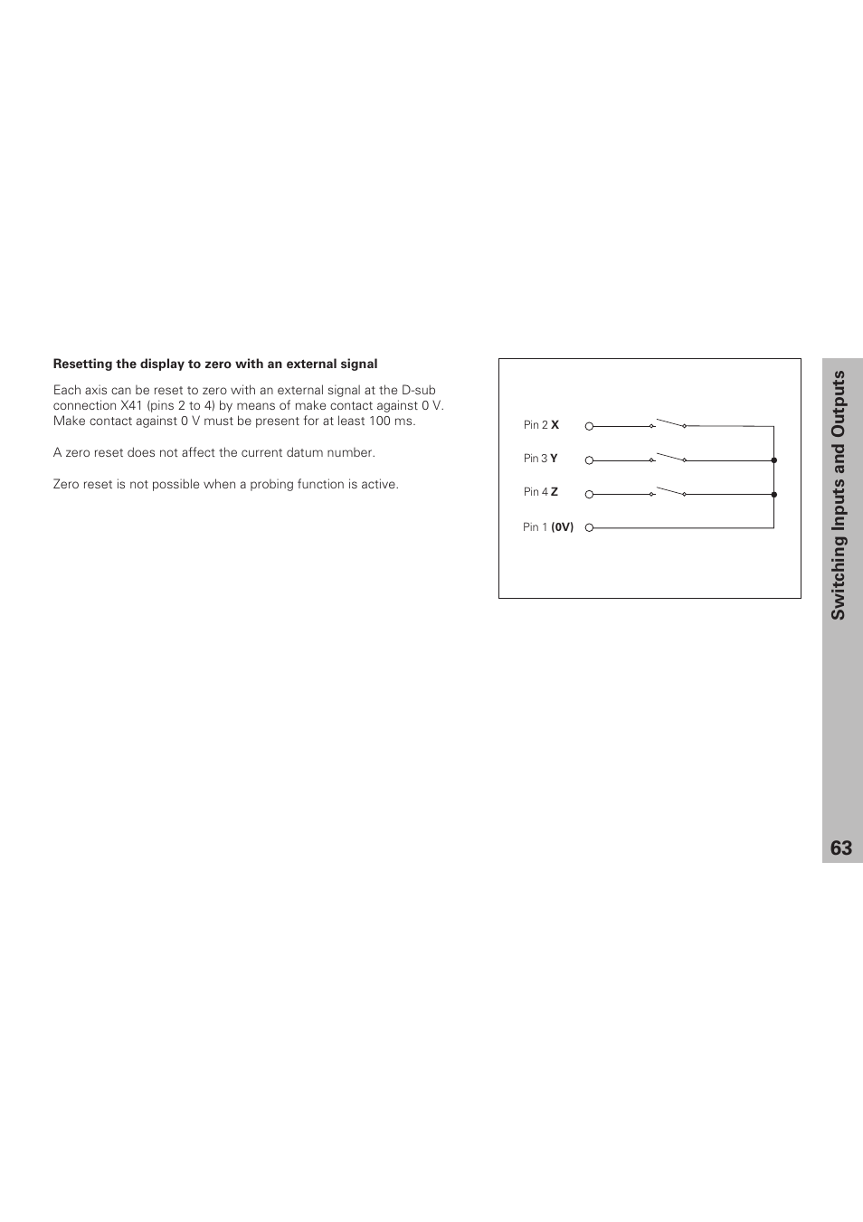 Switching inputs and outputs | HEIDENHAIN ND 920 User Manual | Page 63 / 68