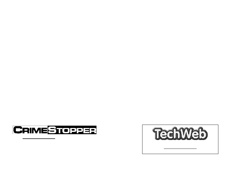 Crimestopper Security Products SP-400 User Manual | Page 32 / 32