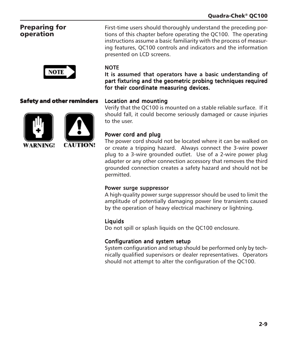 Preparing for operation | HEIDENHAIN ND 1100 User Manual | Page 29 / 81