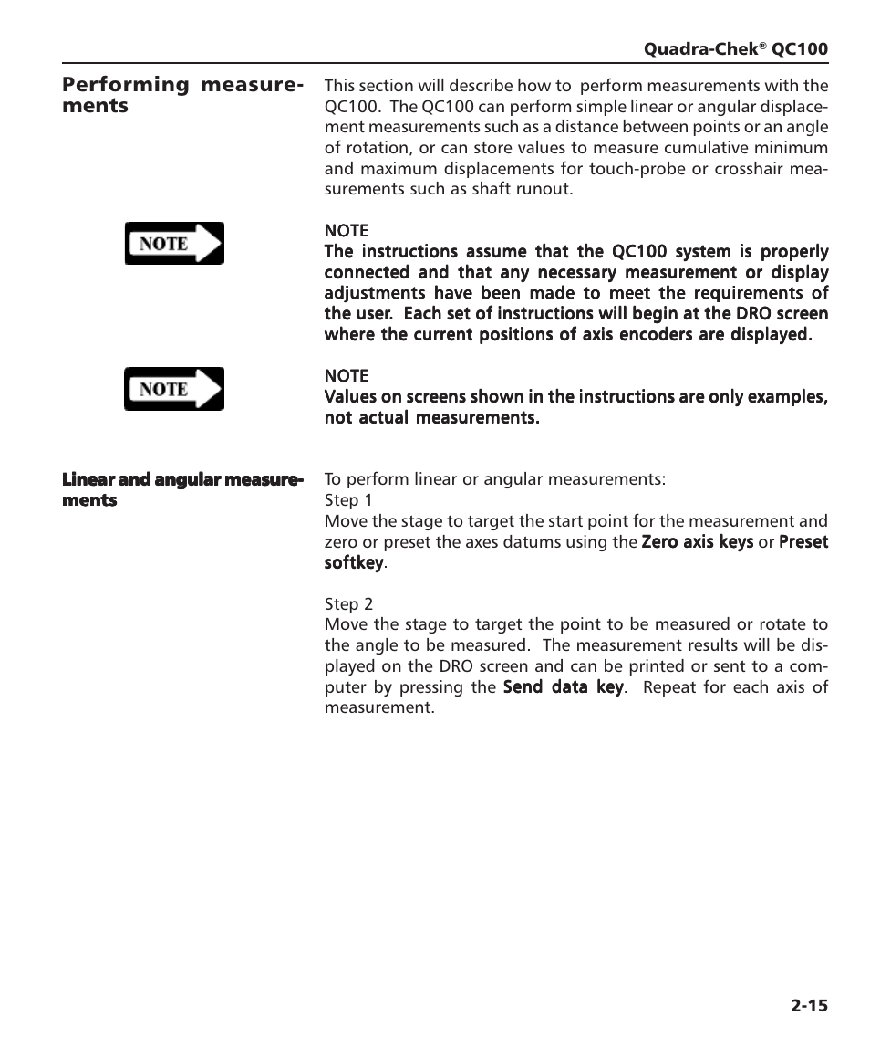 Performing measure- ments | HEIDENHAIN ND 1100 User Manual | Page 35 / 81