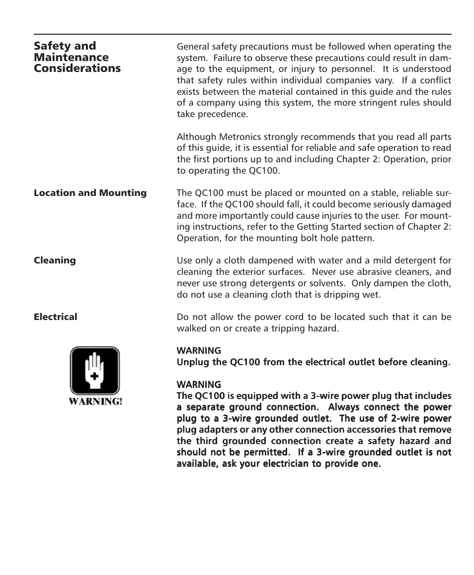 Safety and maintenance considerations | HEIDENHAIN ND 1100 User Manual | Page 5 / 81