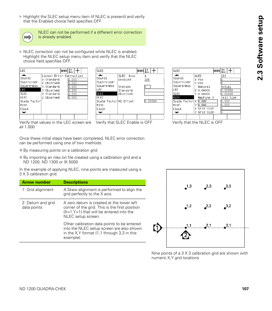 3 sof tw a re set u p | HEIDENHAIN ND 1200 User Manual | Page 107 / 141